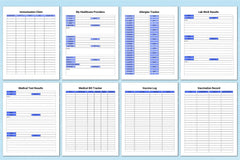 Medical Planner Template - CraftNest - Digital Crafting and Art