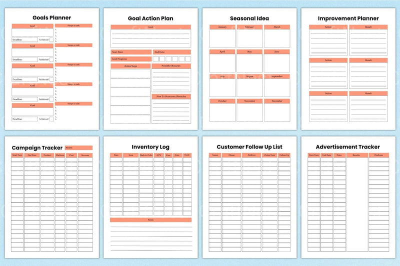 Small Business Planner 2024 - CraftNest - Digital Crafting and Art