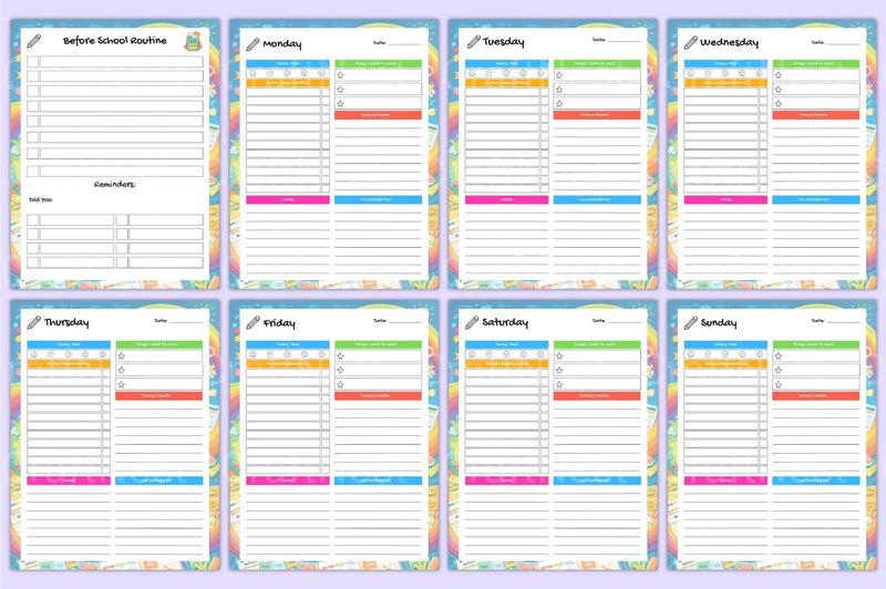 Academic Student Life Planner - CraftNest - Digital Crafting and Art