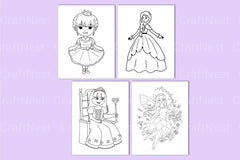 Fairy Tales Coloring Book for Kids - CraftNest - Digital Crafting and Art