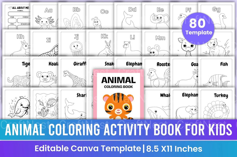 Mega Kids Activity Book: Fun & Educational Activities - CraftNest - Digital Crafting and Art