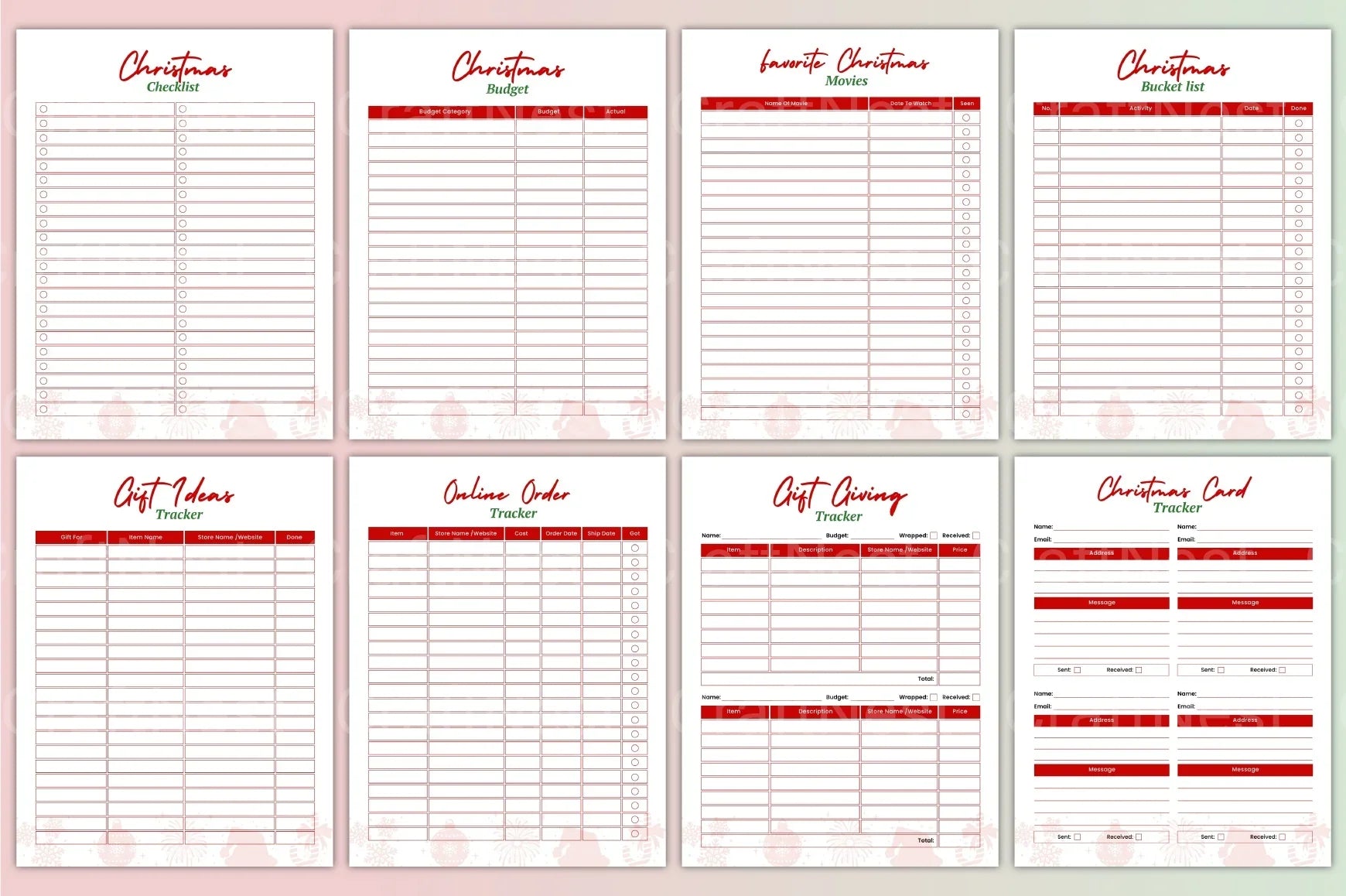 Christmas Memory Collection - CraftNest - Digital Crafting and Art