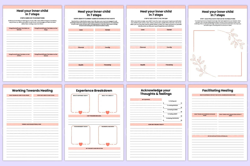 PTSD Trauma Recovery Workbook - CraftNest - Digital Crafting and Art