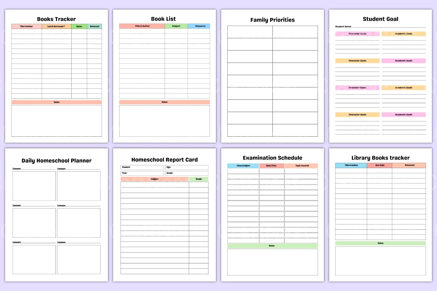 Ultimate Home School Planner - CraftNest - Digital Crafting and Art