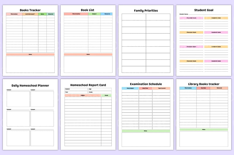 Ultimate Home School Planner - CraftNest - Digital Crafting and Art