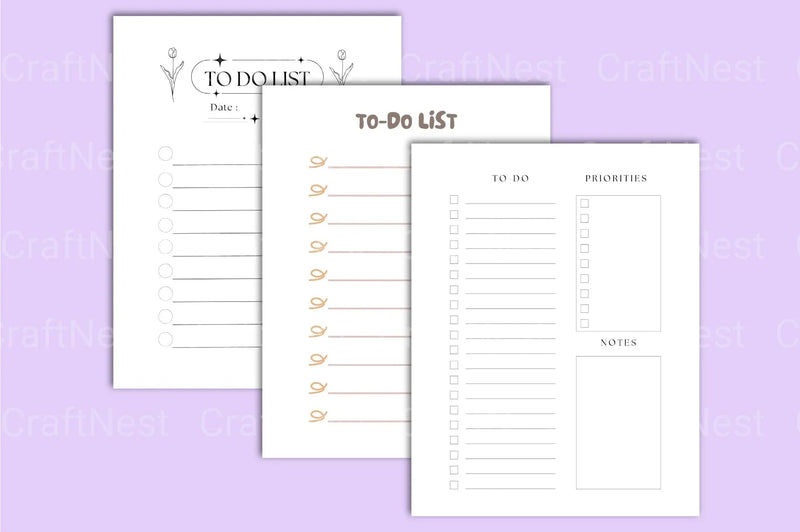 Mega To-Do List Planner - CraftNest - Digital Crafting and Art