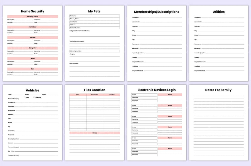 End of Life Planner Guide - CraftNest - Digital Crafting and Art