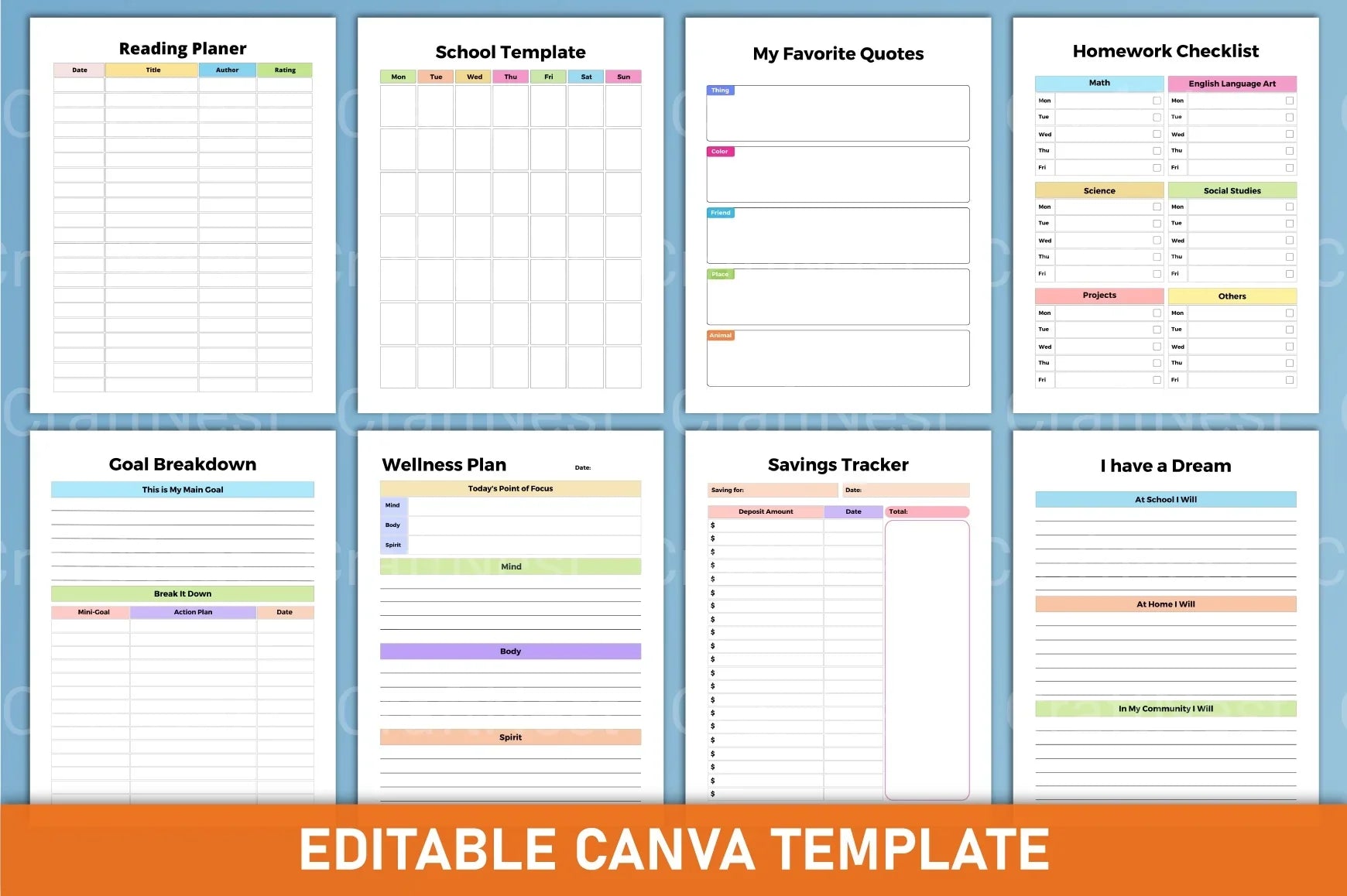 ADHD Planner for Kids: Effective Organization Tool - CraftNest - Digital Crafting and Art