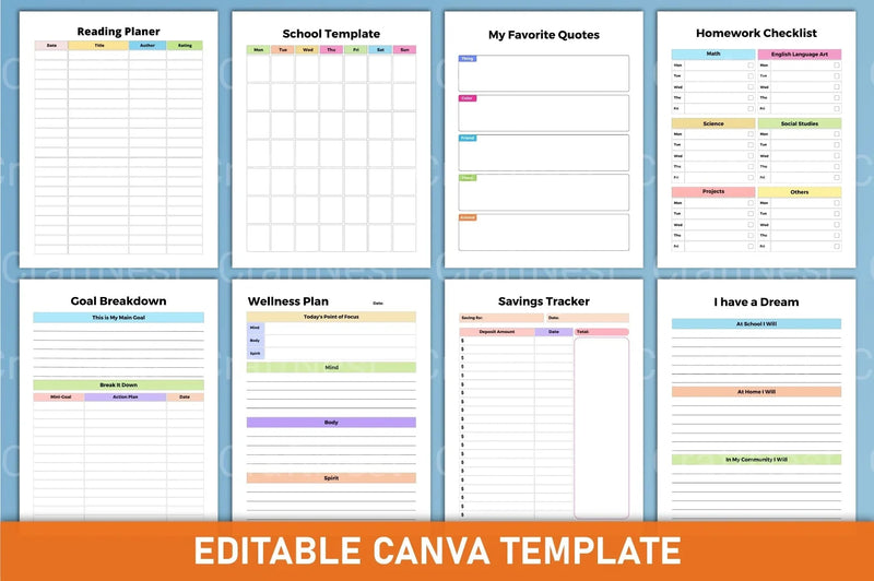 ADHD Planner for Kids: Effective Organization Tool - CraftNest - Digital Crafting and Art