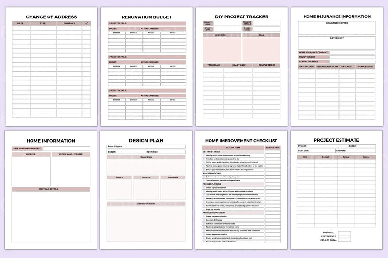 Home Maintenance Planner Guide - CraftNest - Digital Crafting and Art