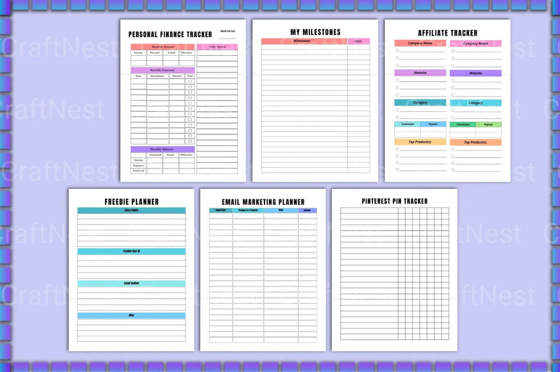 Online Business Planner - CraftNest - Digital Crafting and Art