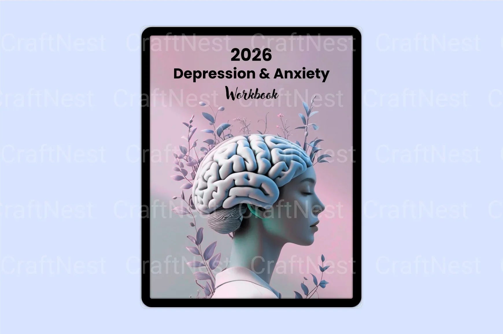 Anxiety and Depression Workbook - CraftNest - Digital Crafting and Art