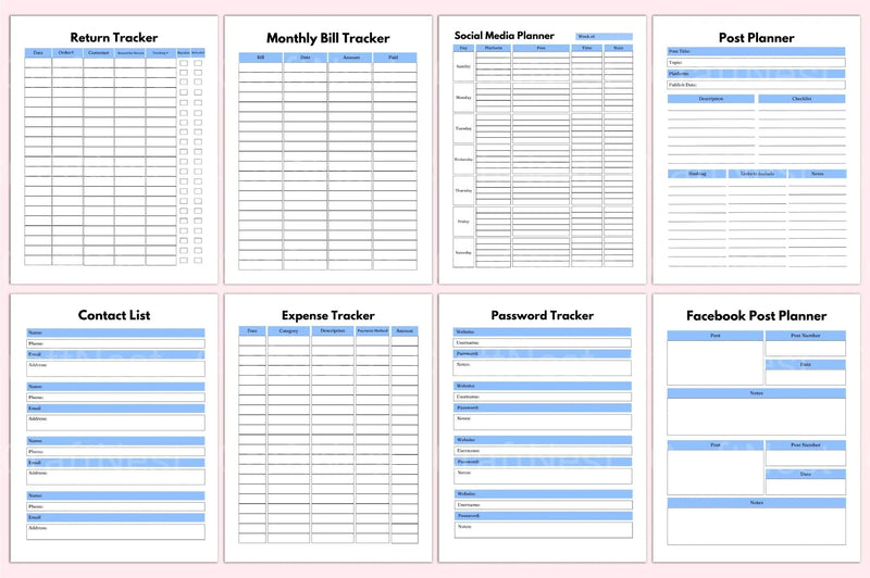 Business Planner Interior Design - CraftNest - Digital Crafting and Art