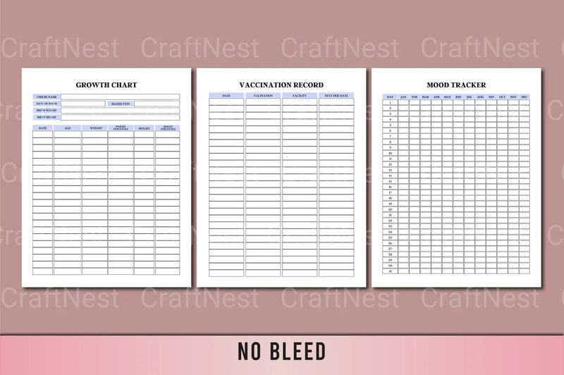 Medical Planner Template - CraftNest - Digital Crafting and Art