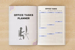 Office Tasks Planner - CraftNest - Digital Crafting and Art