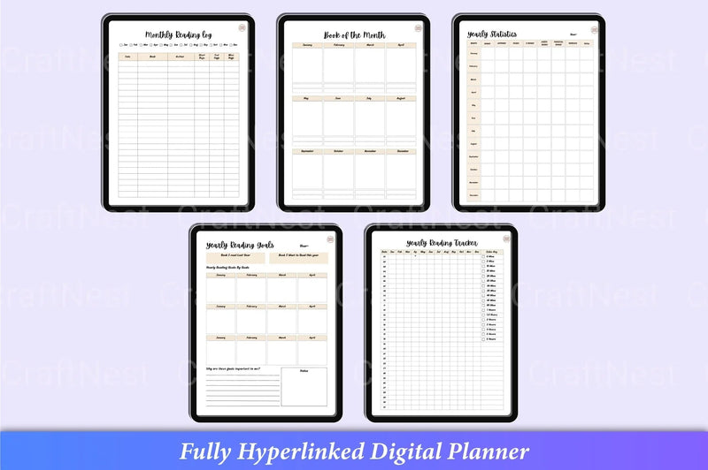 Reading Planner Guide - CraftNest - Digital Crafting and Art