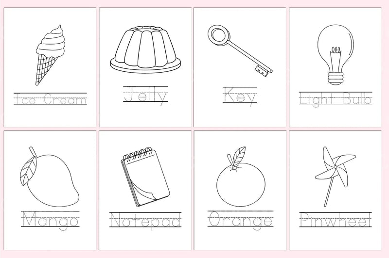 Alphabet Coloring Book for Kids - CraftNest - Digital Crafting and Art