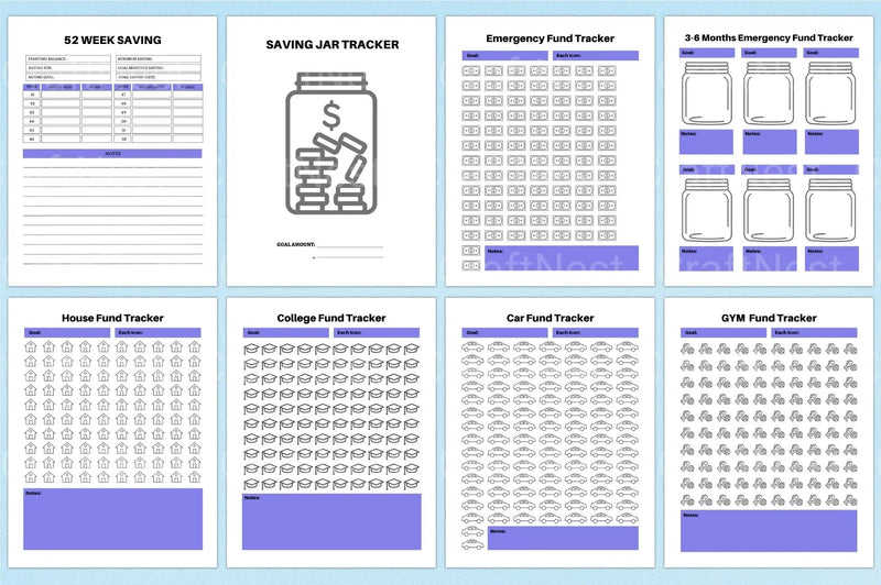 Budget Financial Planner - CraftNest - Digital Crafting and Art