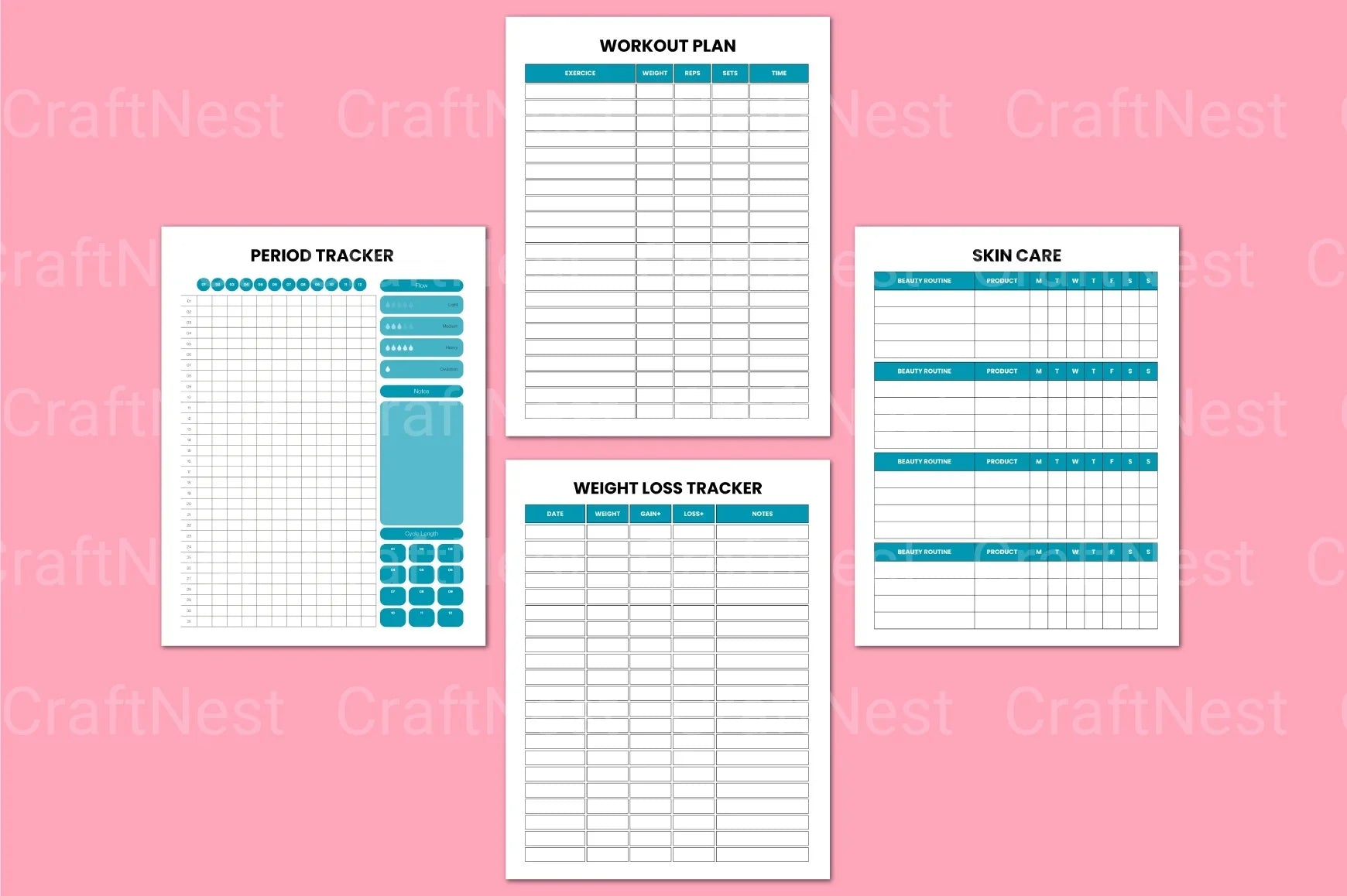 ADHD Progress Tracker - CraftNest - Digital Crafting and Art