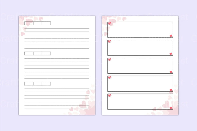 Valentine's Day Notebook - CraftNest - Digital Crafting and Art