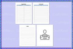 Craft Planner Template - CraftNest - Digital Crafting and Art