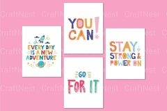 Kids Confidence and Positivity Affirmations - CraftNest - Digital Crafting and Art