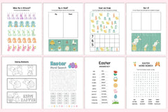 Easter Activity Book for Kids - CraftNest - Digital Crafting and Art