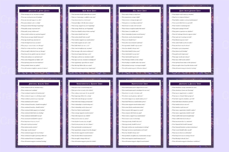 Tarot Prompts for Sacred Insight - CraftNest - Digital Crafting and Art