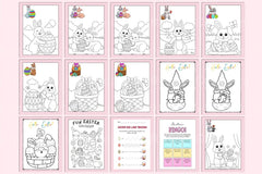 Easter Activity Coloring Book for Kids - CraftNest - Digital Crafting and Art