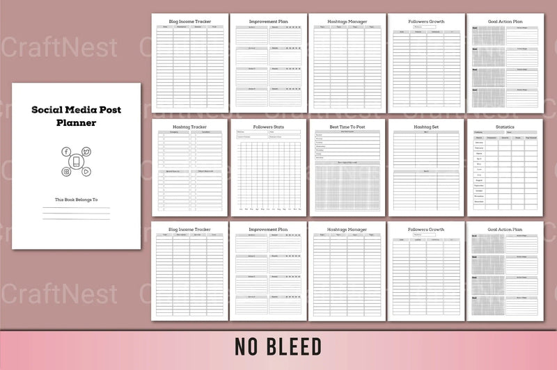 Social Media Post Planner - CraftNest - Digital Crafting and Art