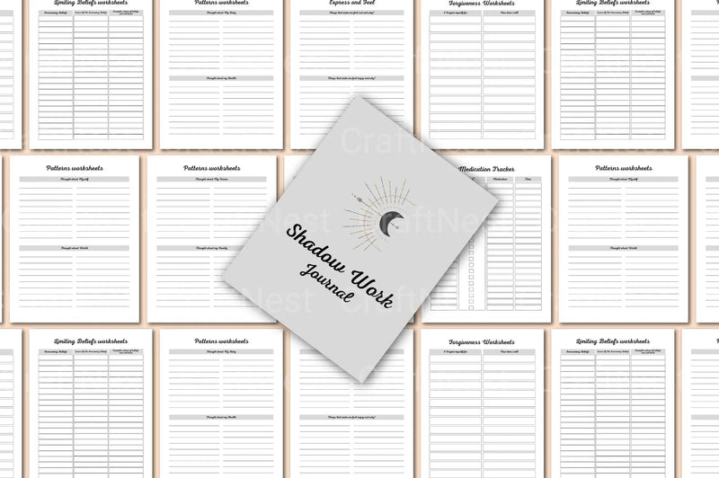Shadow Work Prompts for Personal Growth - CraftNest - Digital Crafting and Art