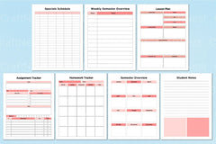 Student Planner Template on Canva - CraftNest - Digital Crafting and Art