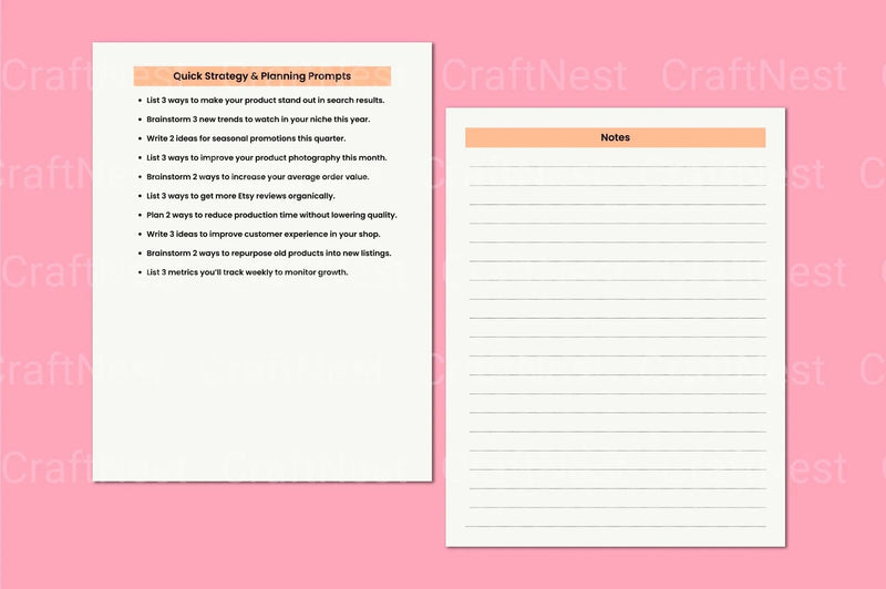 Etsy Seller Starter Guide: Essential Prompts for Success - CraftNest - Digital Crafting and Art