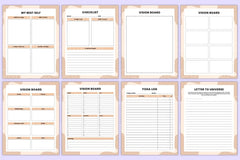 Vision Board Goal Workbook for Success - CraftNest - Digital Crafting and Art