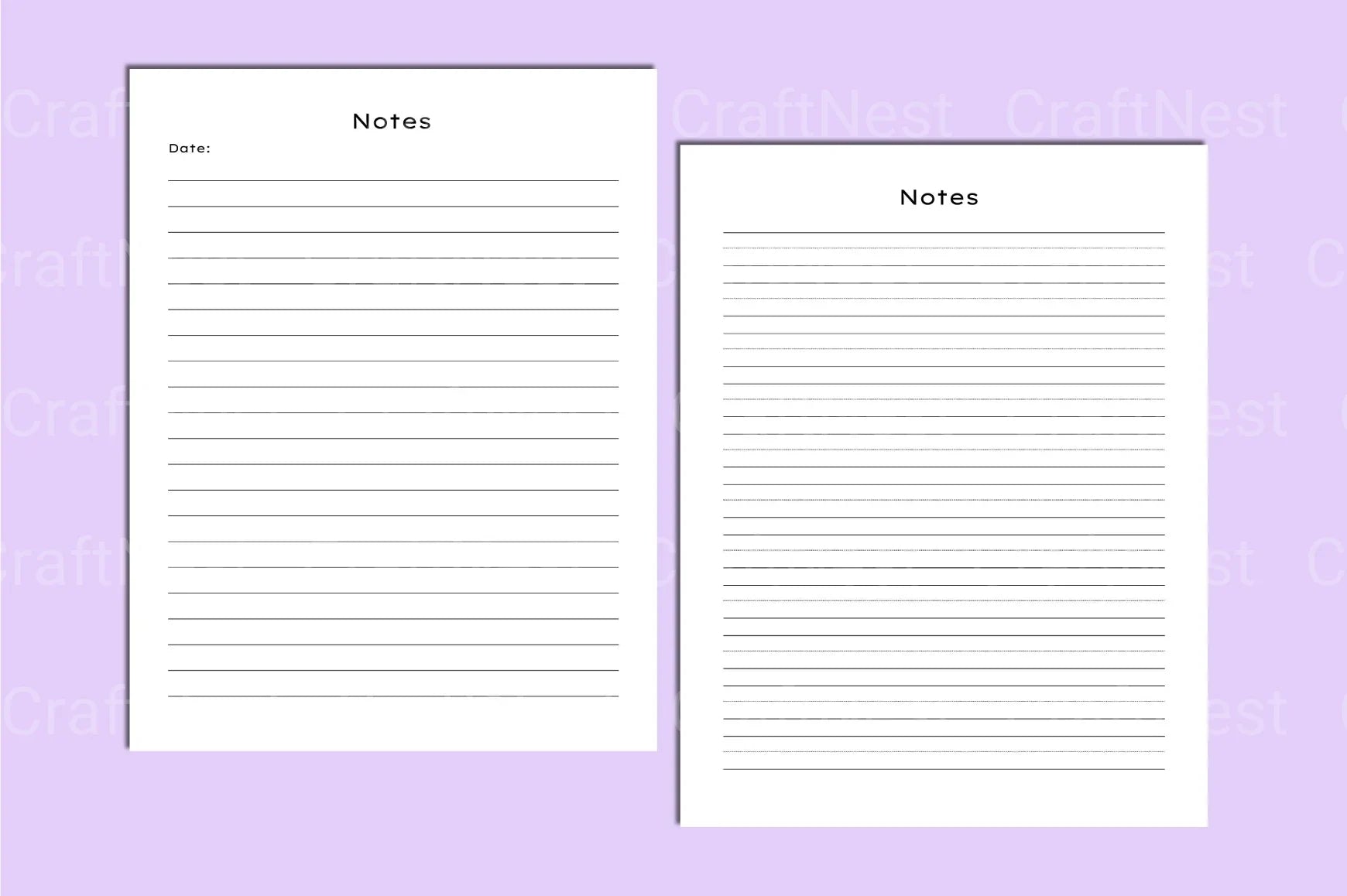 Stylish Notebook for Creative Ideas - CraftNest - Digital Crafting and Art