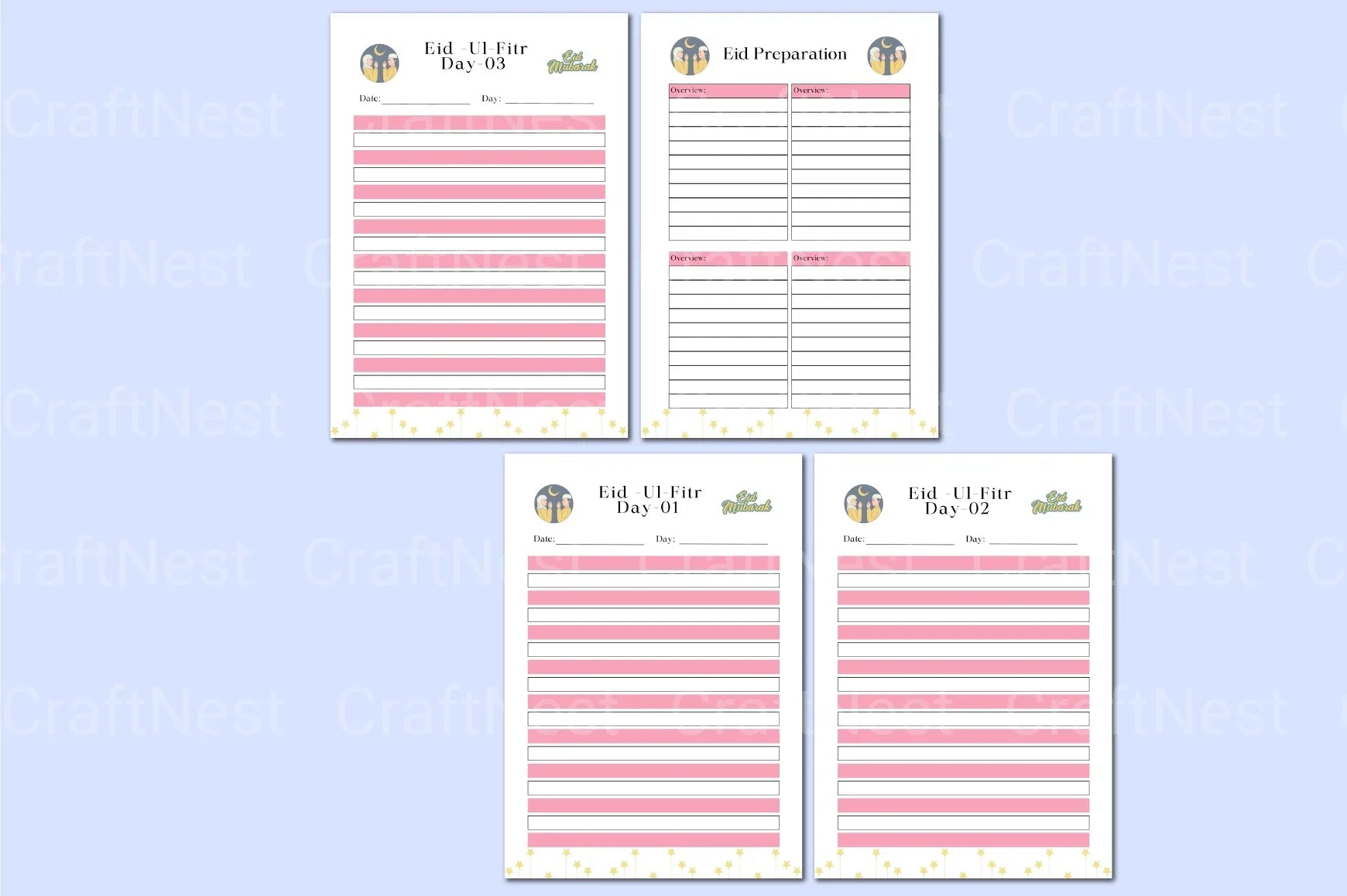 Ramadan Planner Template on Canva - CraftNest - Digital Crafting and Art