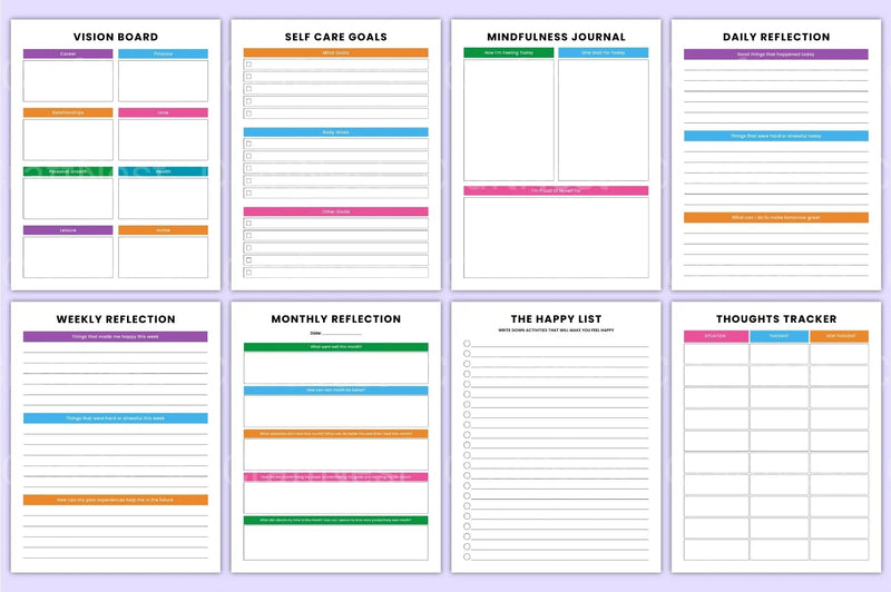 Self Discovery Workbook for Personal Growth - CraftNest - Digital Crafting and Art