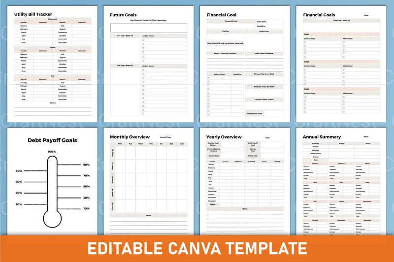 Finance Tracker Tool - CraftNest - Digital Crafting and Art