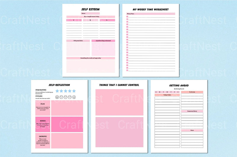 Self Control Activity Book for Kids - CraftNest - Digital Crafting and Art