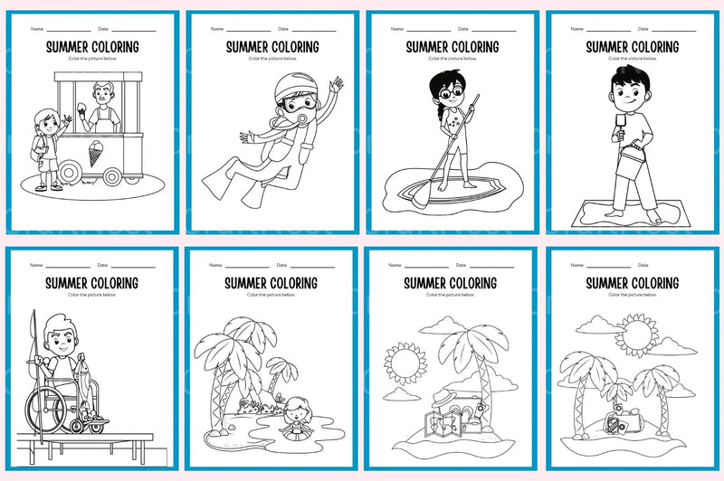 Spring Summer Workbook Collection - CraftNest - Digital Crafting and Art
