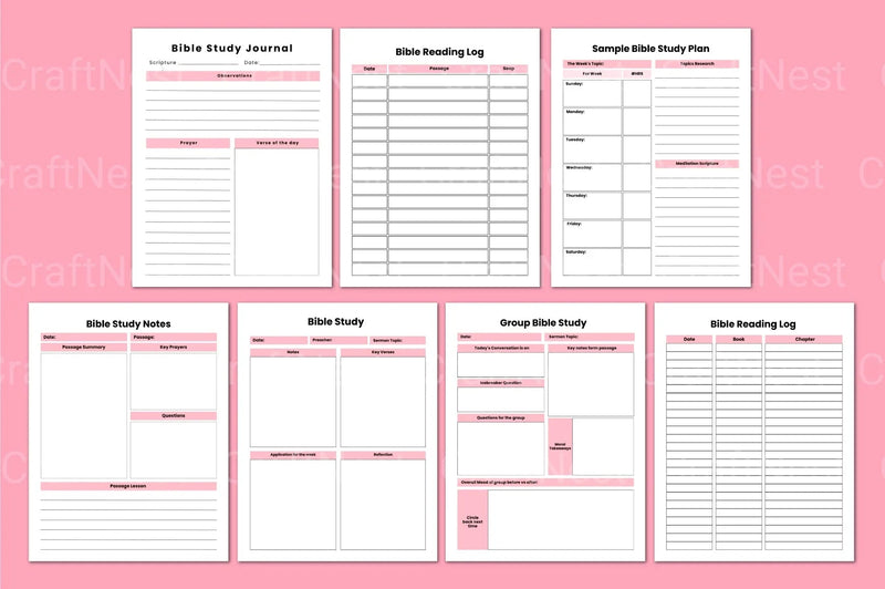 Faith Scripture Study Guide - CraftNest - Digital Crafting and Art
