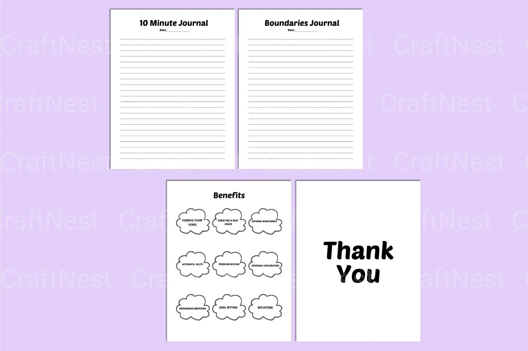 Mental Health Prompts for Wellbeing - CraftNest - Digital Crafting and Art