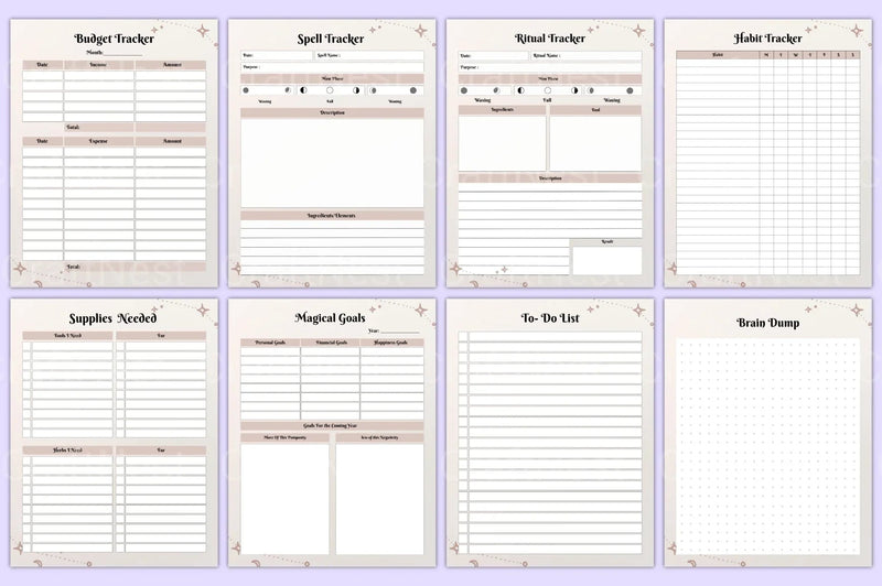 Witchy Planner: Mystical Organization for Your Magical Life - CraftNest - Digital Crafting and Art
