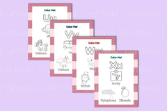 My ABC Coloring Booklet - CraftNest - Digital Crafting and Art