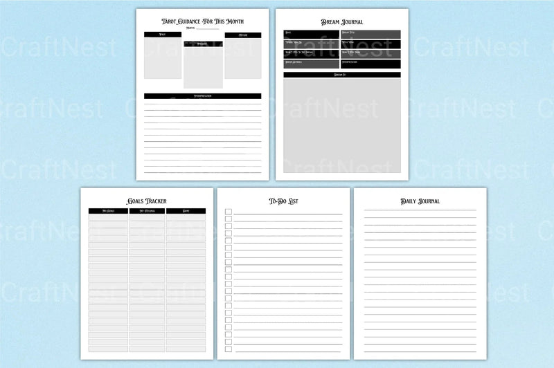 Witchy Planner: Enchant Your Daily Organization - CraftNest - Digital Crafting and Art