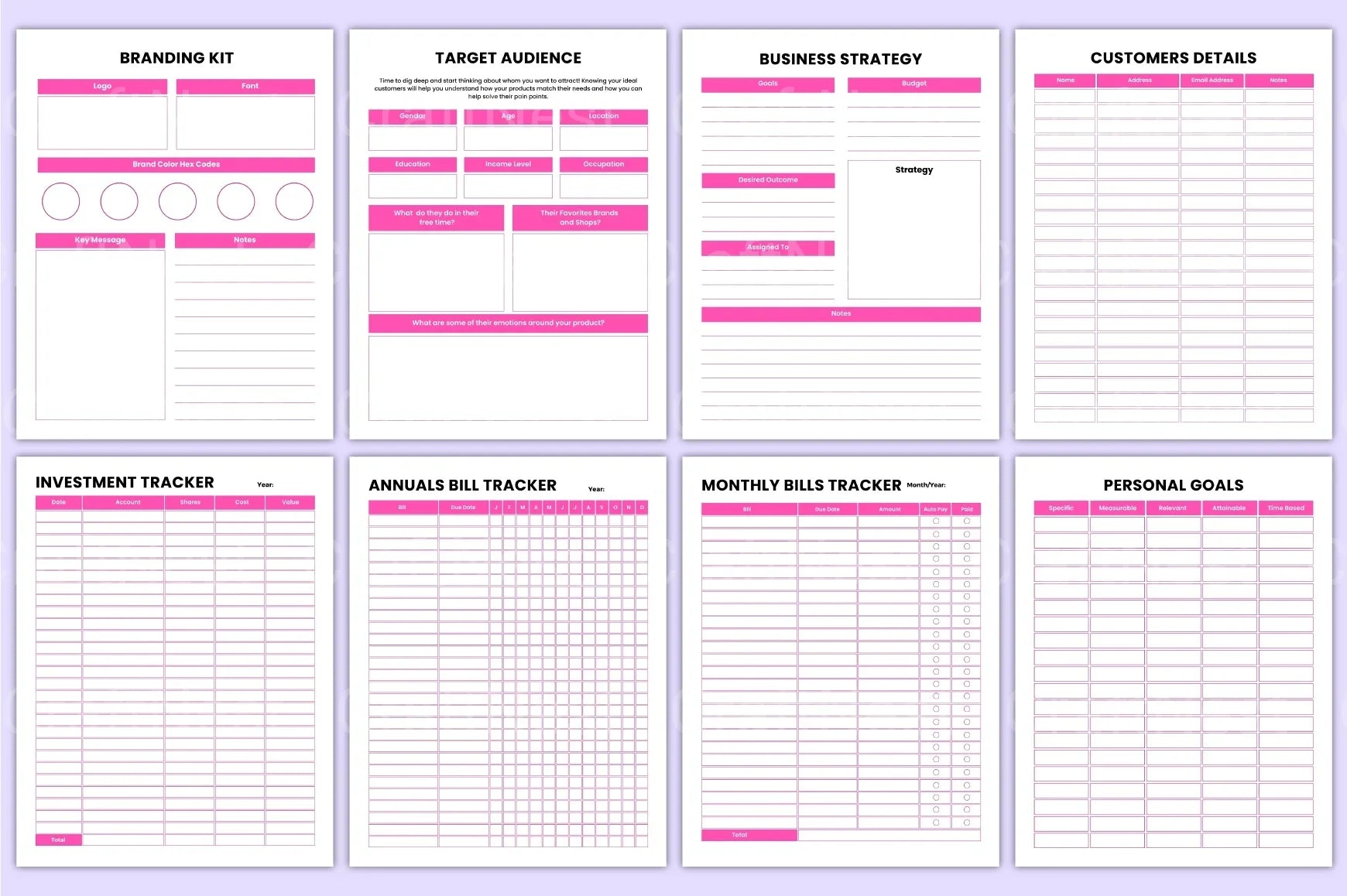 Girl Boss Organizer: Empower Your Workspace - CraftNest - Digital Crafting and Art