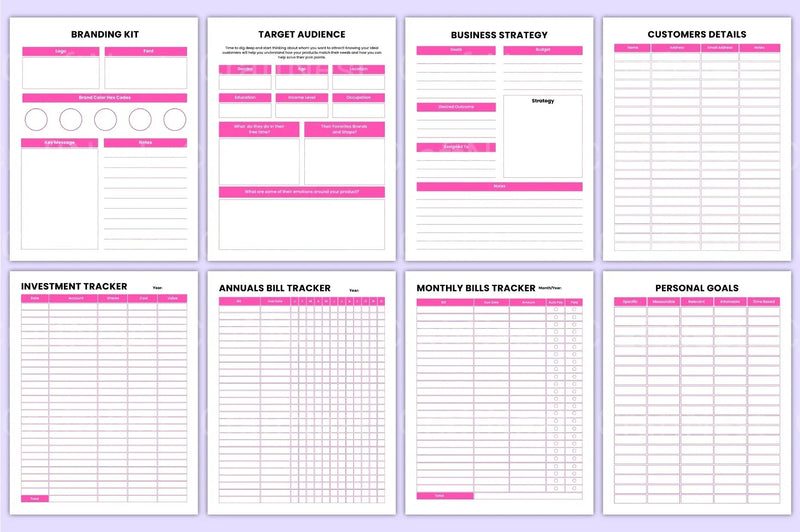 Girl Boss Organizer: Empower Your Workspace - CraftNest - Digital Crafting and Art