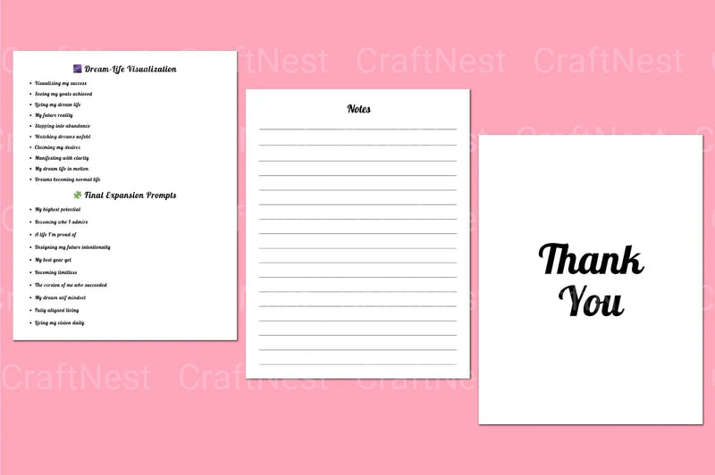 Vision Board Prompts for Inspiration and Goal Setting - CraftNest - Digital Crafting and Art
