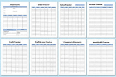 Business Workbook Template for Success - CraftNest - Digital Crafting and Art