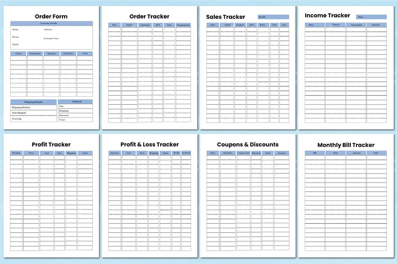 Business Workbook Template for Success - CraftNest - Digital Crafting and Art